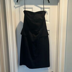 Chic Strapless Black Dress-Size 14.   Worn only once-White House Black Market